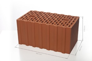 Керамические блоки BRAER красный 12,4 НФ М100