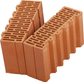 Керамические блоки Wienerberger Рorotherm 38 1/2 красный 10,67 НФ