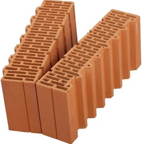 Керамические блоки Wienerberger Рorotherm 51 1/2 красный 14,32 НФ