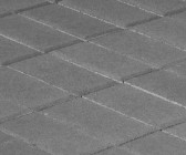 Тротуарная плитка BRAER Прямоугольник серый